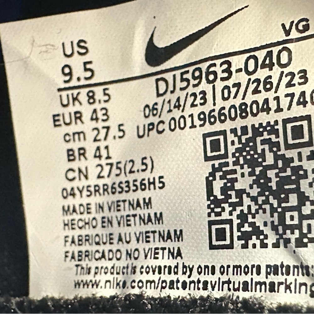 Men’s Nike Mercurial Vapor 15 Soccer Cleats Black Blue Sizes 9.5 Dj5963-040 New - Picture 10 of 10